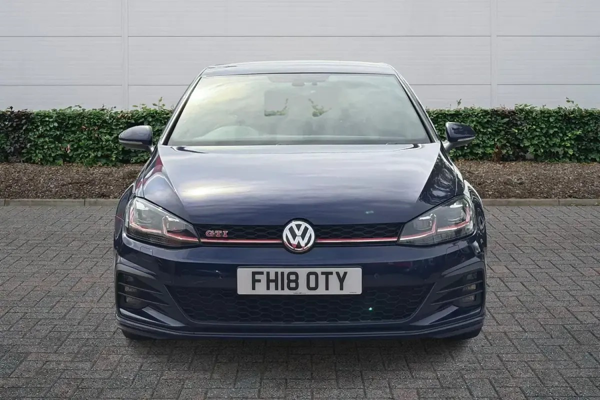 Used VW Golf VII GTI 2018 Blue Hatchback