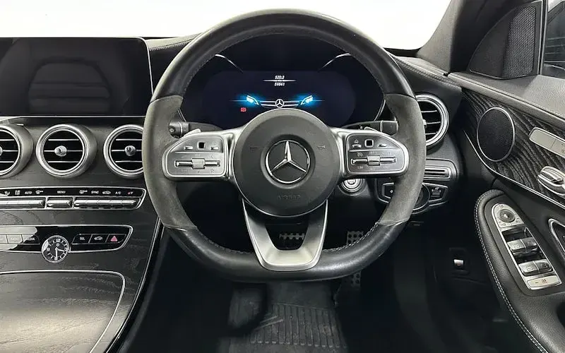 Used Mercedes C220 AMG Line Premium 194 HP (142 kW) 2021 Silver Sedan