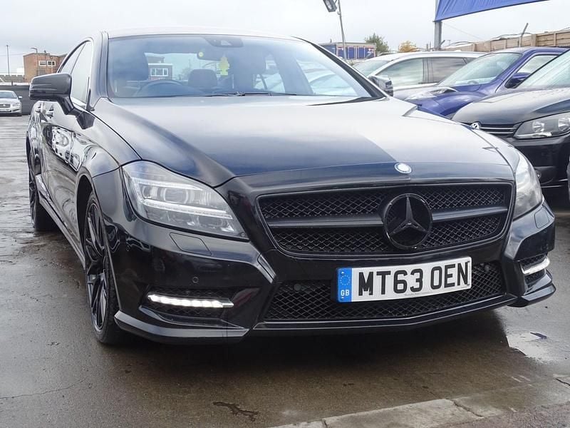 Black Used 2013 Mercedes CLS250 AMG Sedan | £5,995 (Fair price) - Image 1/4