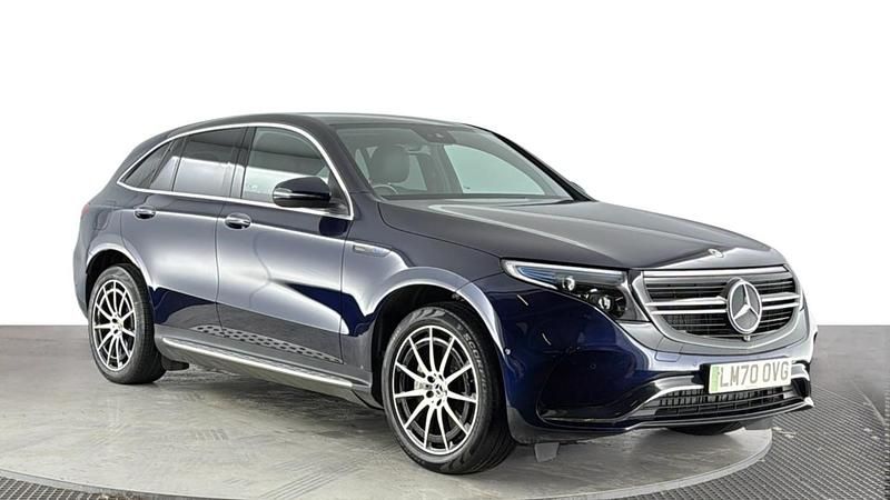 Used Mercedes EQC400 AMG line 300 kW (408 HP) 2020 Blue SUV