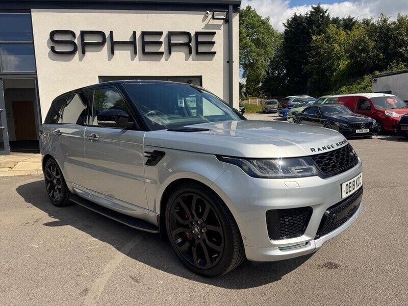 Silver Used 2018 Land Rover Range Rover Sport Autobiography Dynamic SUV | £32,990 (Expensive) - Image 1/4