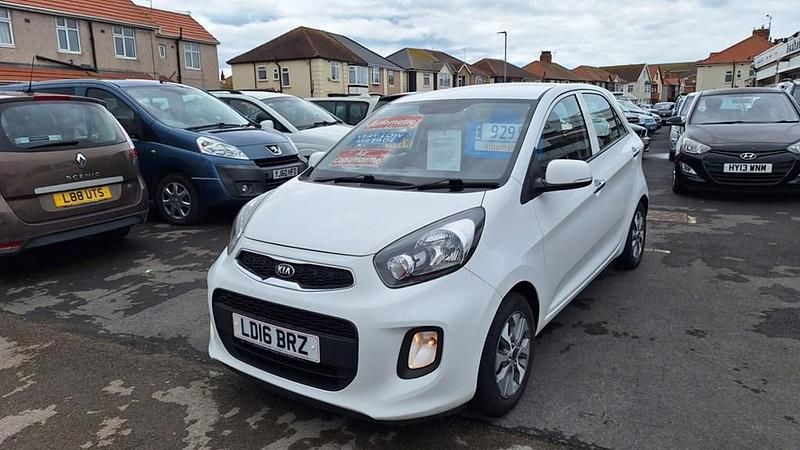 Used Kia Picanto 84 HP (61 kW) 2016 White Hatchback
