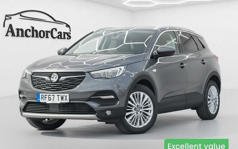 Used Vauxhall Grandland X Sport 131 HP (96 kW) 2018 Grey SUV