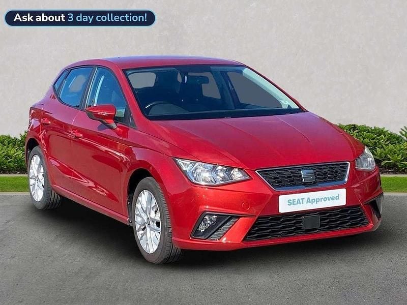 Red Used 2017 Seat Ibiza SE Hatchback | £8,337 (Fair price) - Image 1/4