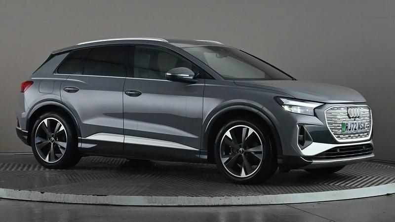 Grey Used 2022 Audi Q4 e-tron S-Line SUV | £22,698 (Fair price) - Image 1/3