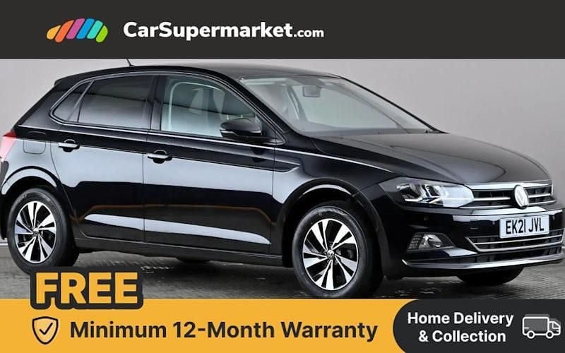 Black Used 2021 VW Polo Match Hatchback | £14,397 (Fair price) - Image 1/4