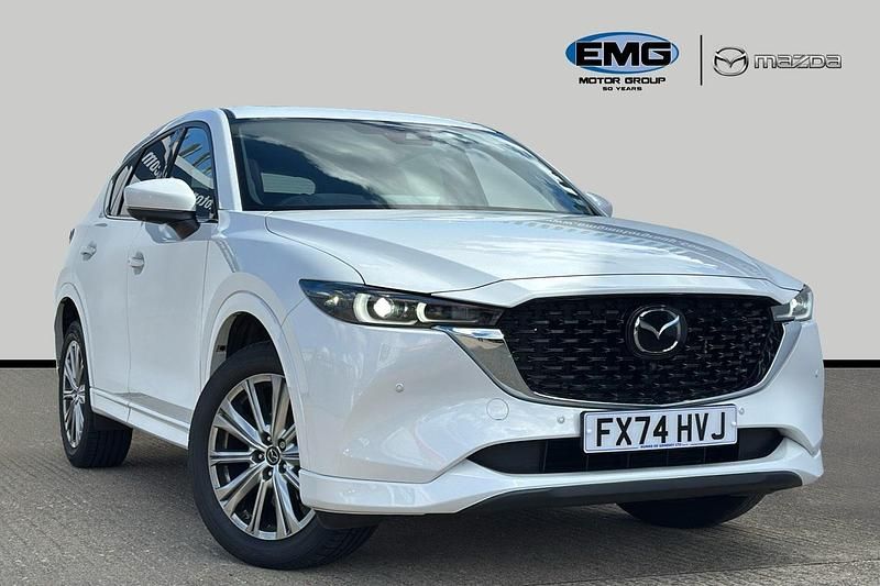 White Used 2024 Mazda CX-5 Takumi-Line SUV | £28,895 (A bit pricey) - Image 1/3