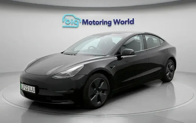 Used Tesla Model 3 Long Range AWD 258 kW (351 HP) 2022 Black Sedan