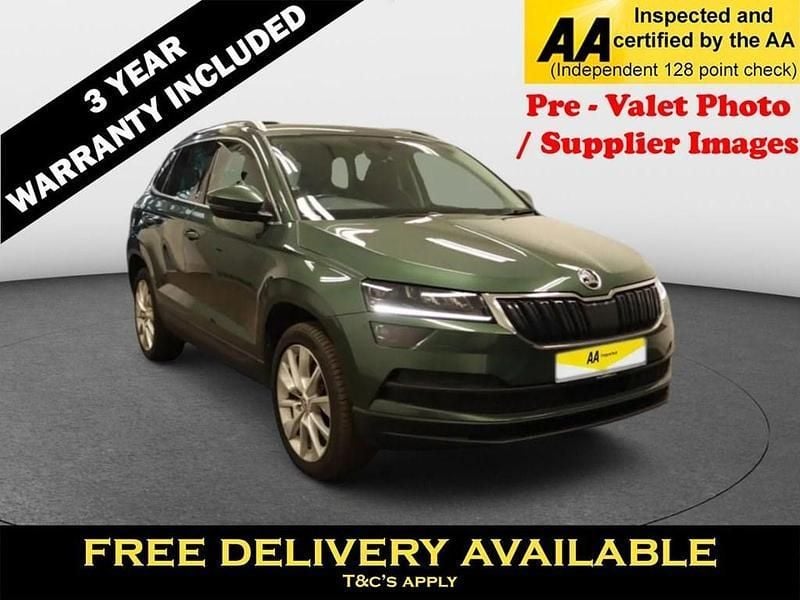 Green Used 2019 Skoda Karoq SE L SUV | £15,295 (Good price) - Image 1/3