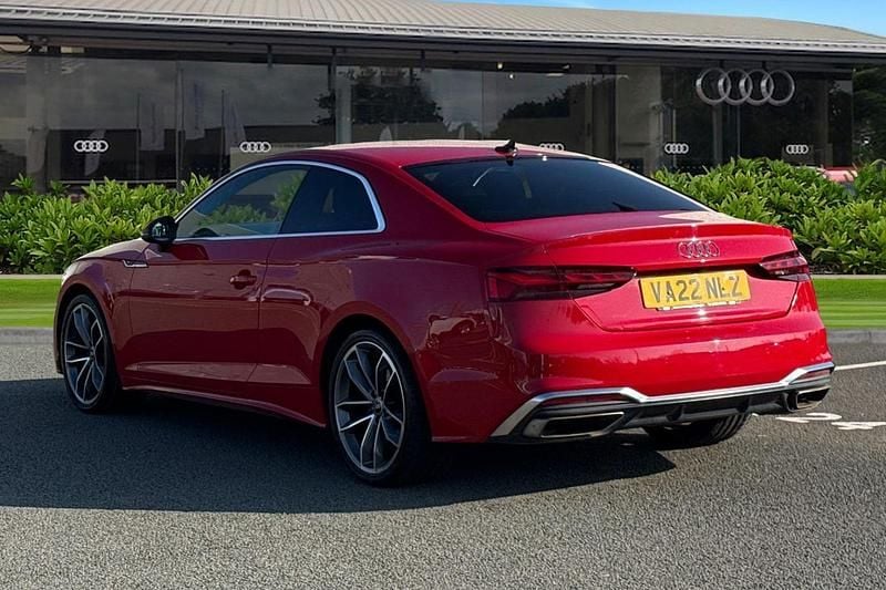 Used Audi A5 S-Line 245 HP (180 kW) 2022 Red Coupe