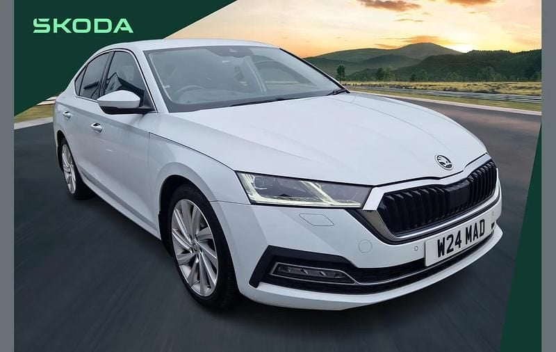 Used Skoda Octavia SE L First Edition 115 HP (84 kW) 2020 Moon white metallic Hatchback