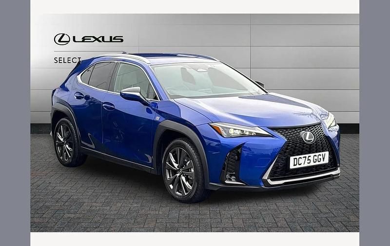 Azure blue New 2025 Lexus UX 300h Sport Design Packet SUV | £33,979 (A bit pricey) - Image 1/3