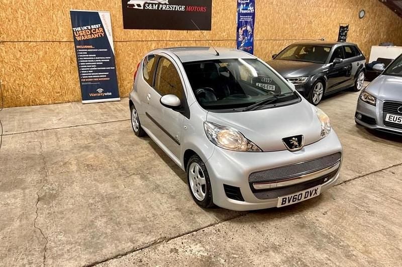 Silver Used 2010 Peugeot 107 Allure Hatchback | £2,699 (Fair price) - Image 1/1