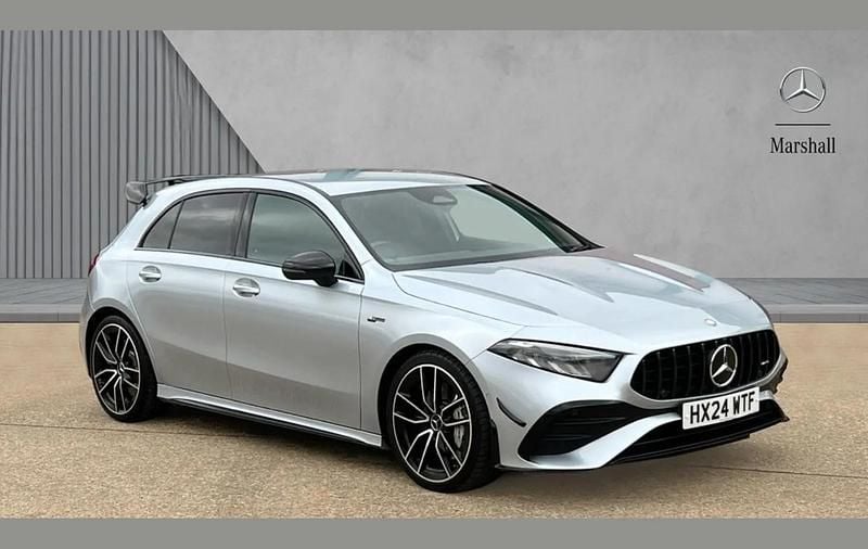 Silver Used 2024 Mercedes A35 AMG Edition Hatchback | £32,890 (Good price) - Image 1/4