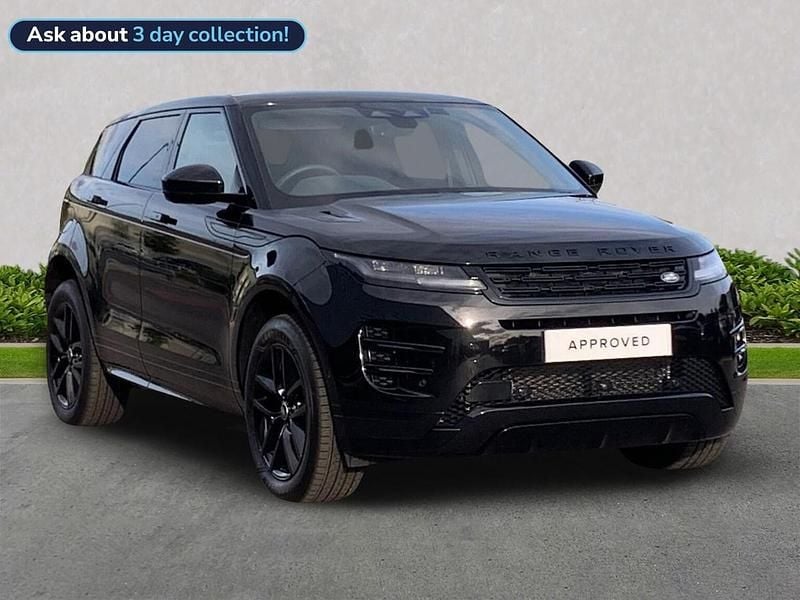 Black Used 2025 Land Rover Range Rover evoque SUV | £43,449 - Image 1/4