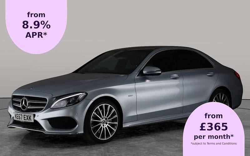 Silver Used 2017 Mercedes C350e AMG line Sedan | £19,583 - Image 1/2