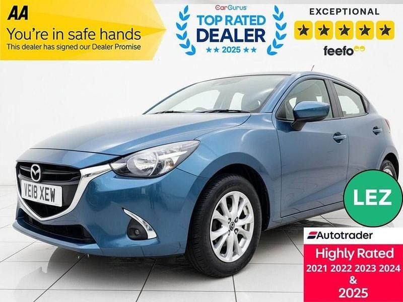Used Mazda 2 90 HP (66 kW) 2018 Blue Hatchback