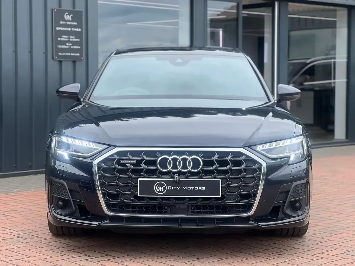 Used Audi A8 S-Line 462 HP (339 kW) 2023 Blue Sedan