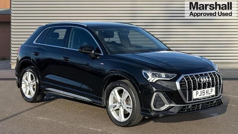Black Used 2019 Audi Q3 S-Line SUV | £20,695 (Fair price) - Image 1/4