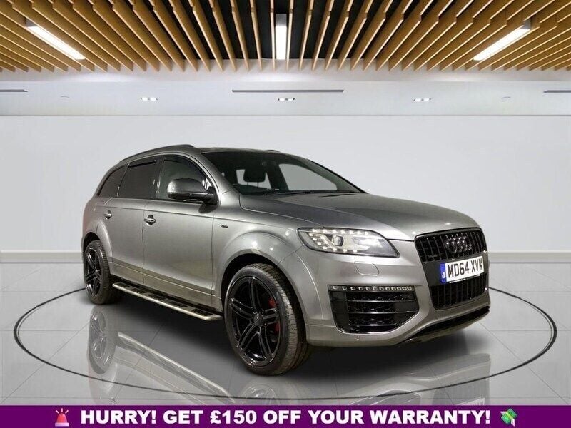 Grey Used 2015 Audi Q7 S-Line SUV | £14,399 (Fair price) - Image 1/3