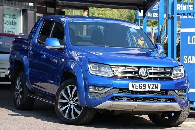 Blue Used 2019 VW Amarok Aventura Pickup | £21,991 (Fair price) - Image 1/3