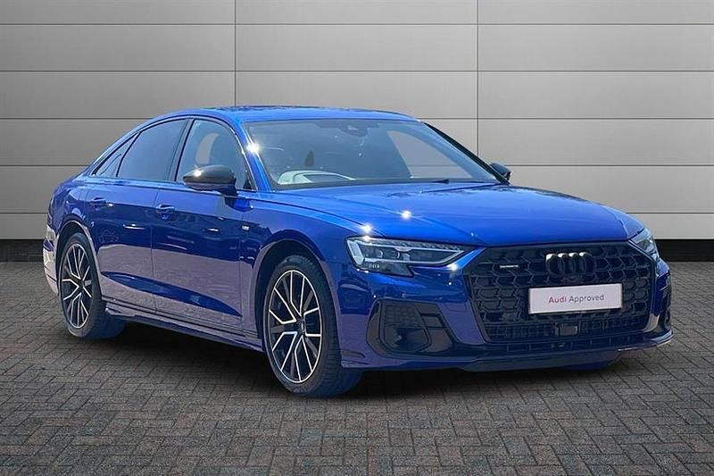 Ultra blue New 2025 Audi A8 Black Edition Sedan | £61,995 - Image 1/4