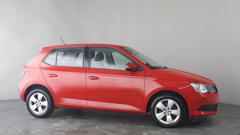 Used Skoda Fabia SE 110 HP (80 kW) 2018 Red Hatchback