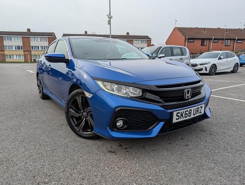 Used Honda Civic SR 126 HP (92 kW) 2018 Blue Hatchback