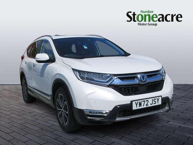 White Used 2022 Honda CR-V Hybrid SUV | £27,298 (Fair price) - Image 1/4