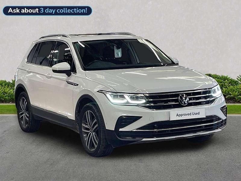 White Used 2022 VW Tiguan Elegance SUV | £26,888 (Fair price) - Image 1/4