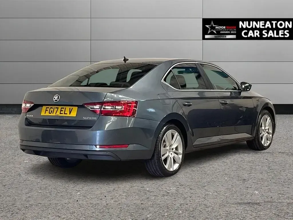 Used Skoda Superb SE L Executive 150 HP (110 kW) 2017 Grey Hatchback