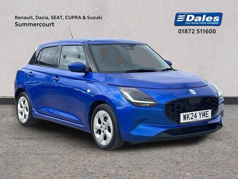 Used Suzuki Swift 82 HP (60 kW) 2024 Premium metallic  frontier blue pearl Hatchback