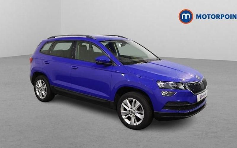 Used Skoda Karoq SE Technology 116 HP (85 kW) 2020 Blue SUV