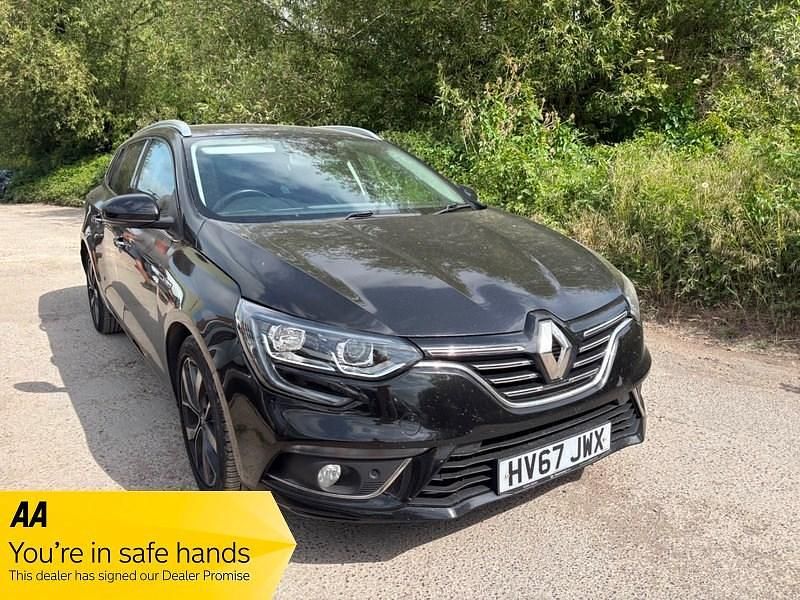 Used Renault Mégane GrandTour Dynamique 110 HP (80 kW) 2017 Black Estate
