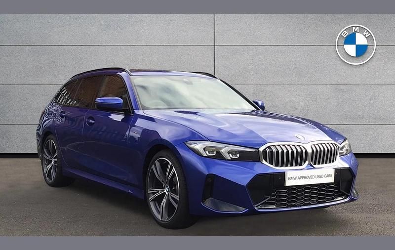 Blue Used 2023 BMW 320 M Sport Estate | £30,495 (A bit pricey) - Image 1/4
