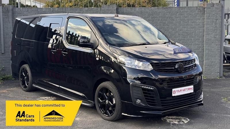 Used Vauxhall Vivaro Sportive 145 HP (106 kW) 2022 Black MPV