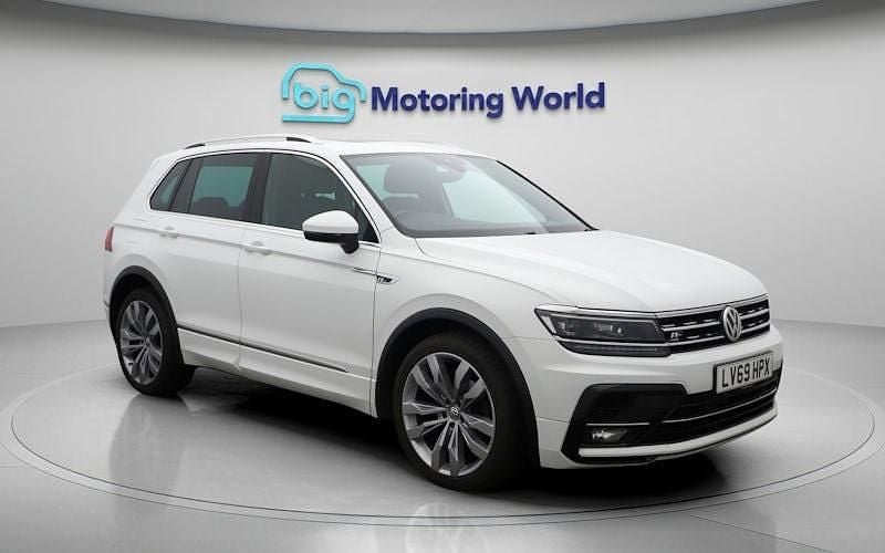 Used VW Tiguan R-line 150 HP (110 kW) 2018 White SUV