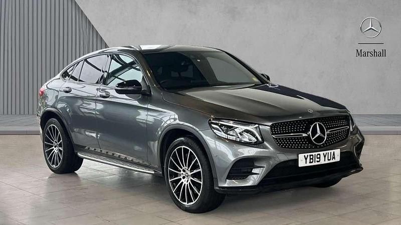 Grey Used 2019 Mercedes GLC250 AMG line Coupe | £25,980 (Fair price) - Image 1/4