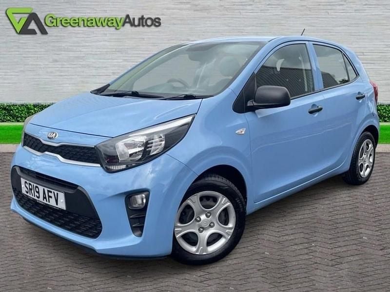 Used Kia Picanto 66 HP (48 kW) 2019 Blue Hatchback