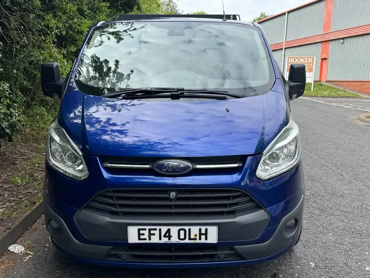Usado Ford Transit Custom Trend 125 CV (91 kW) 2014 Azul Van
