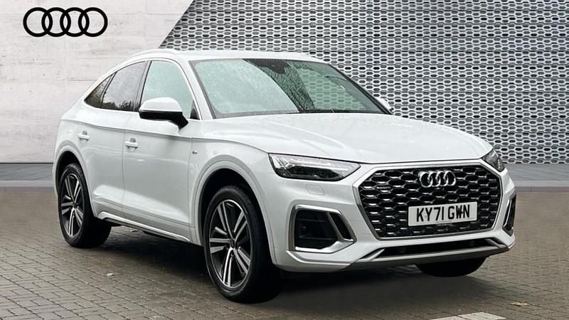 White Used 2021 Audi Q5 S-Line SUV | £31,479 (Fair price) - Image 1/4