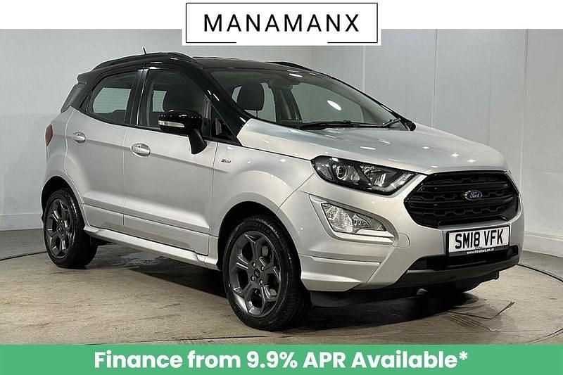 Silver Used 2018 Ford Ecosport ST-Line SUV | £8,490 (Good price) - Image 1/4