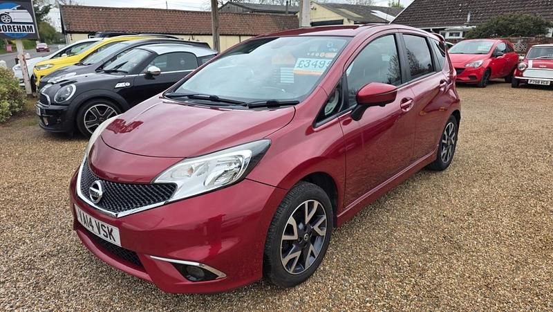Używany Nissan Note S 98 KM (72 kW) 2014 Czerwony Hatchback
