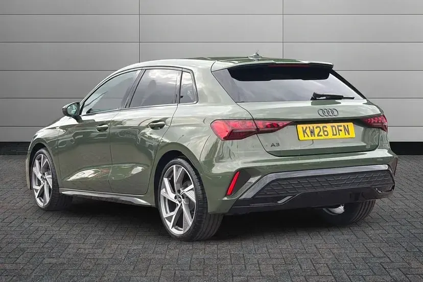 New Audi A3 Black Edition 148 HP (108 kW) 2026 District green