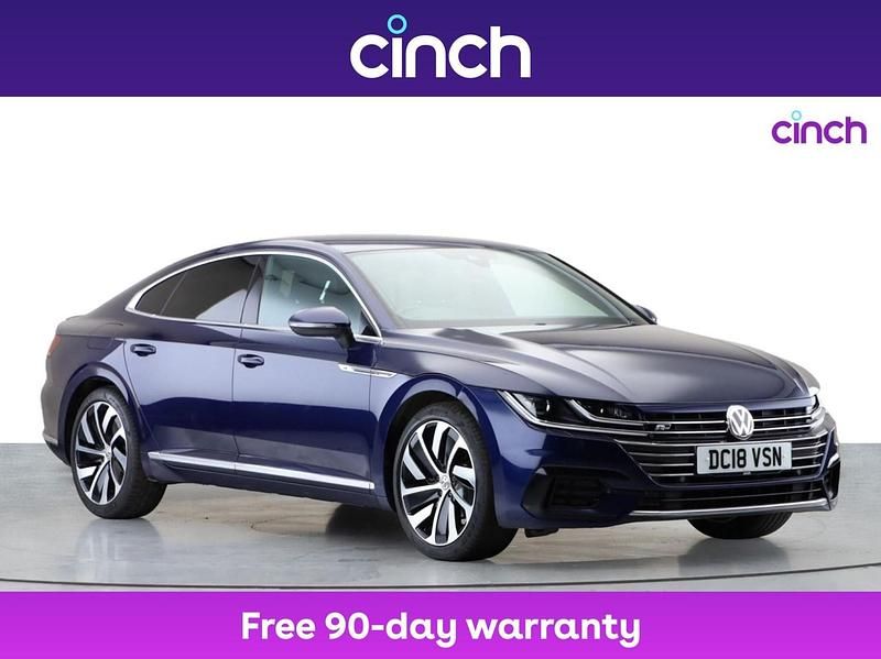 Blue Used 2018 VW Arteon R-line Hatchback | £14,299 (Fair price) - Image 1/3