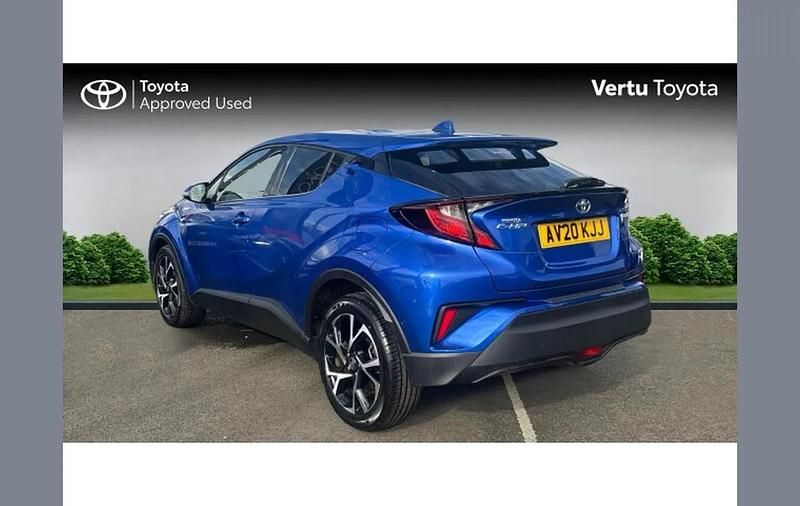 Used Toyota C-HR Design 122 HP (89 kW) 2020 Nebula blue (metallic paint) SUV