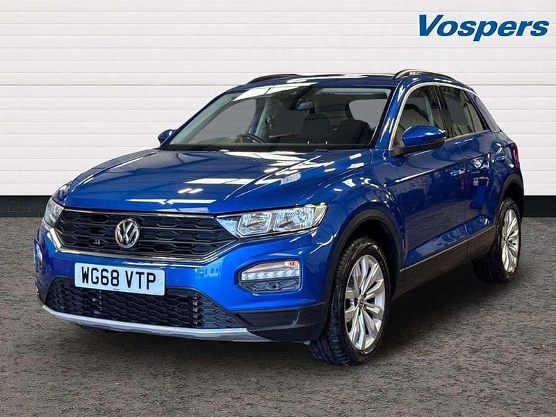 Usado VW T-Roc SE 150 HP (110 kW) 2019 Azul SUV