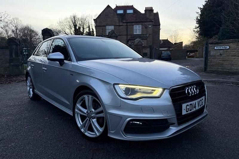 Silver Used 2014 Audi A3 S-Line Hatchback | £7,450 (Good price) - Image 1/1