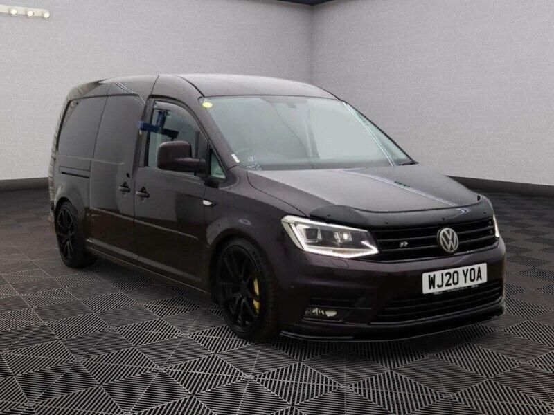 Mauve/purple Used 2020 VW Caddy Maxi Highline MPV | £15,000 (Fair price) - Image 1/4