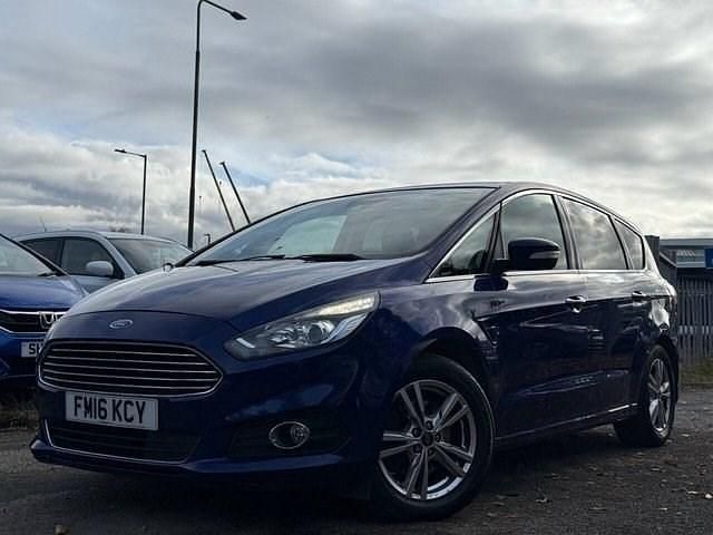 Used Ford S-MAX Titanium 150 HP (110 kW) 2016 Blue MPV